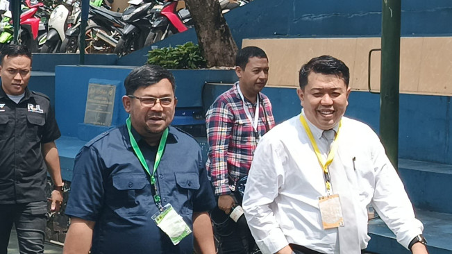 Bedu jalani sidang cerai perdana di PA Jaksel, Selasa (30/9) [FTNews/Selvianus Kopong Basar]